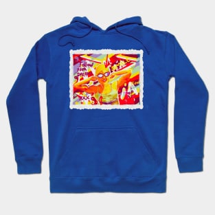 Swimming pop art Hoodie